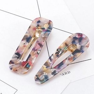 Resin 2 Large Hair Clip Set